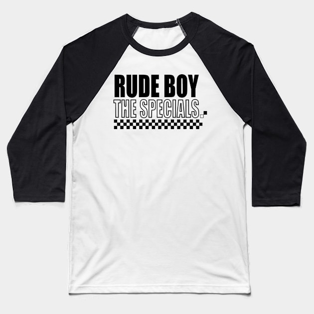 The Specials Band Enjoy Popular With Many Songs Retro Rude Boy The Specials Band Arts Ska Baseball T-Shirt by morningmarcel